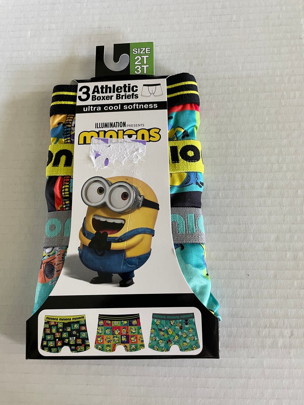 Copied - Minions 3 pack briefs underwear size 2T 3T NWT